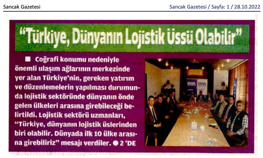 Sancak Gazetesi 28.10.2022
